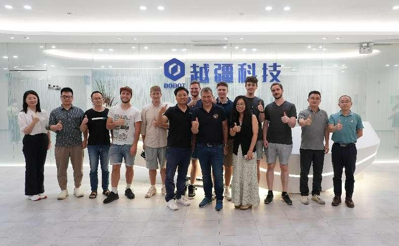 越疆,機(jī)器人產(chǎn)業(yè)學(xué)院，崗課賽證融通-國際交流不斷，德國職校代表團(tuán)到訪越疆