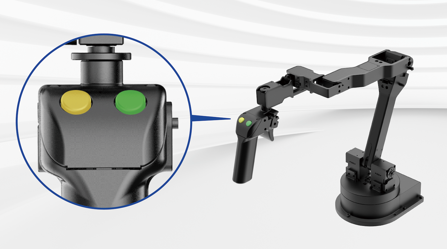 具身智能機器人,具身智能,X-Trainer,AI機器人、快捷按鈕 高效控制